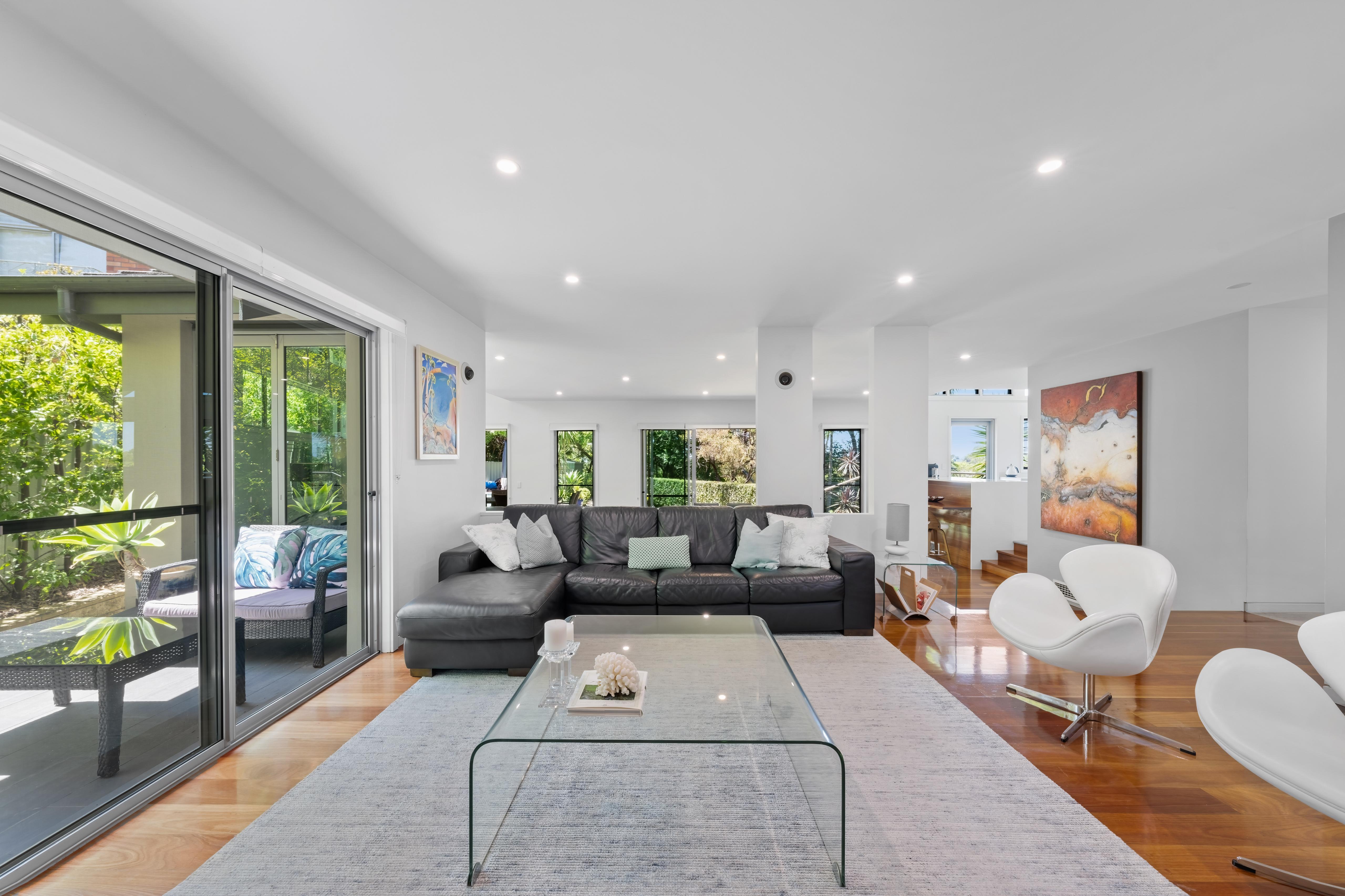 Open plan living and kitchen interior painting — North Shore Painting